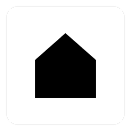 Land Your Home logo in black on white background